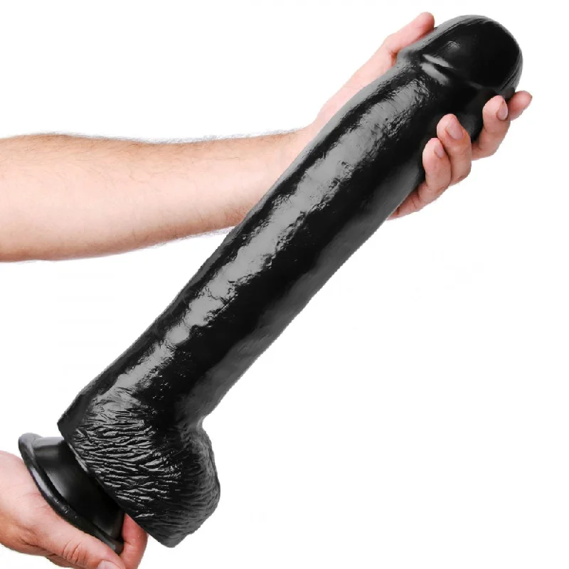 silk racer tank-Dildo-rich-The Black Destroyer Huge Dildo