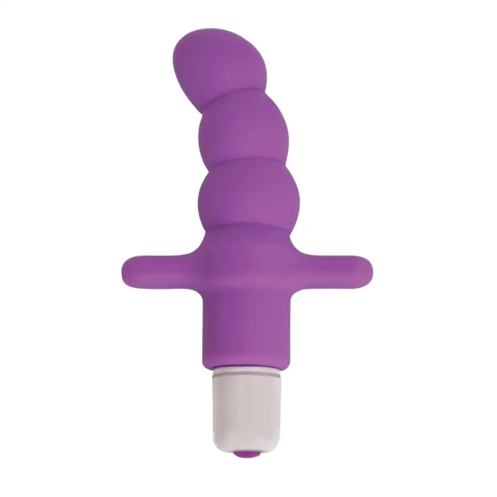 anal toys for cozy vibes-Desire Silicone Vibrating Anal Probe- Purple