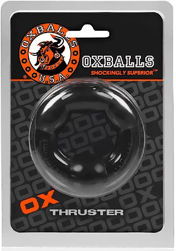 cock ring deep fit-Oxballs ''Thruster'' Cock Ring -Black