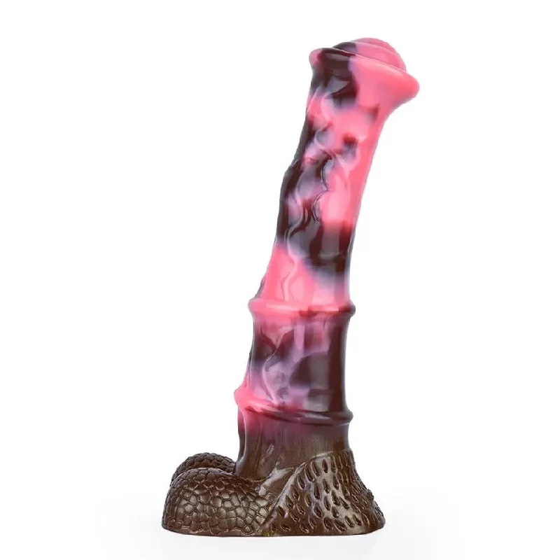 playful gangster costume-Dildo-bellowing-10 Inches Soft Silicone Horse Cock Dildo Toy