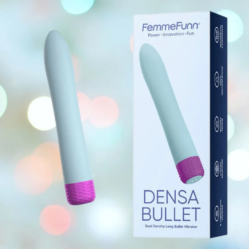 anal toys for goofy fun-Femme Funn Densa Bullet Vibrator - Light Blue