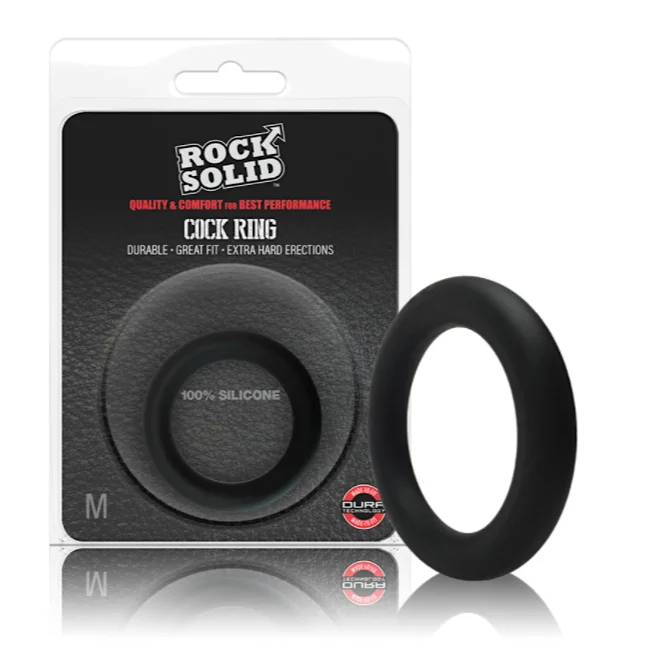 cock ring duo finish-Rock Solid ''Gasket'' Cock Ring -Med