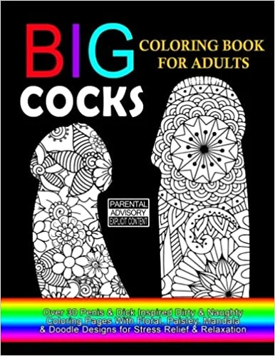 cock ring budget design-Big Cocks: Coloring Book for Adults