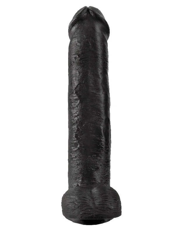 penis-stretching-techniques-safe-King Cock 15" Cock With Balls - Black