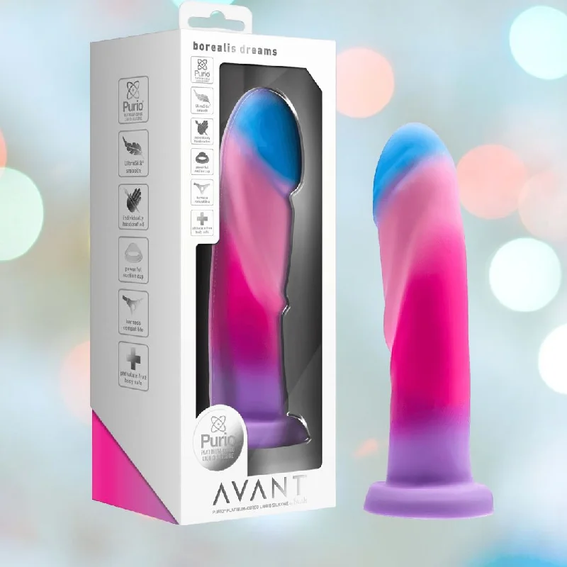 anal toys with pointed tip-Avant Borealis Dreams - Cotton Candy Realistic Dildo