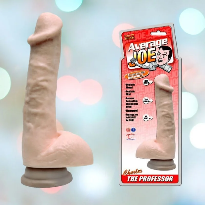 anal toys with triple motors-Average Joe The Professor Charles Realistic Dildo with Suction Cup