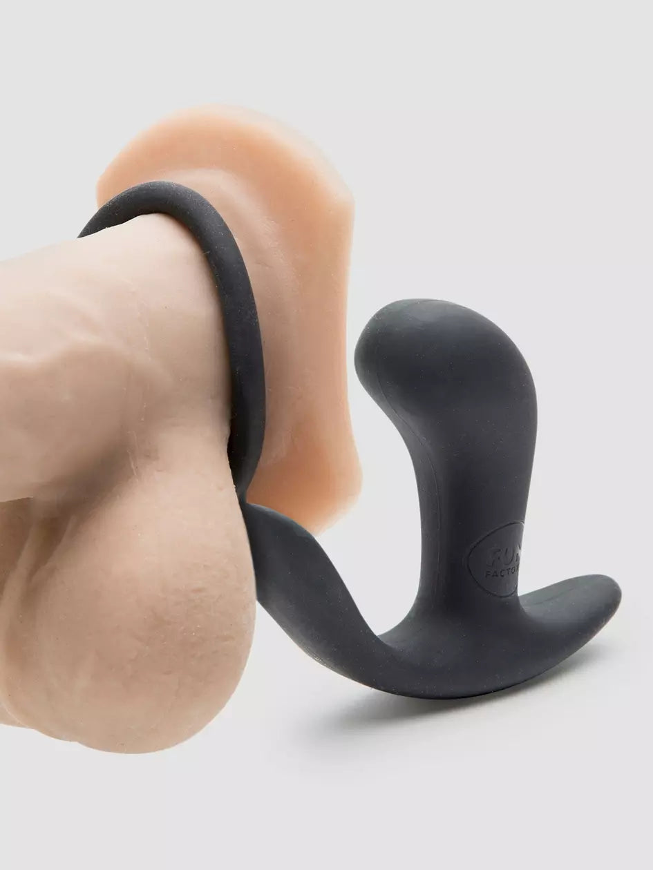 cock ring optimal finish-Fun Factory BOOTIE RING Silicone Prostate Butt Plug with Cock Ring