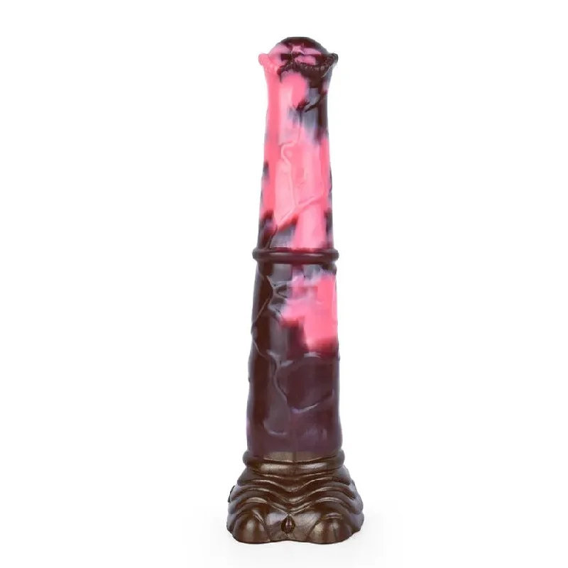 satin racer bra-Dildo-polished-10 Inches Top Silicone Horse Cock Dildo