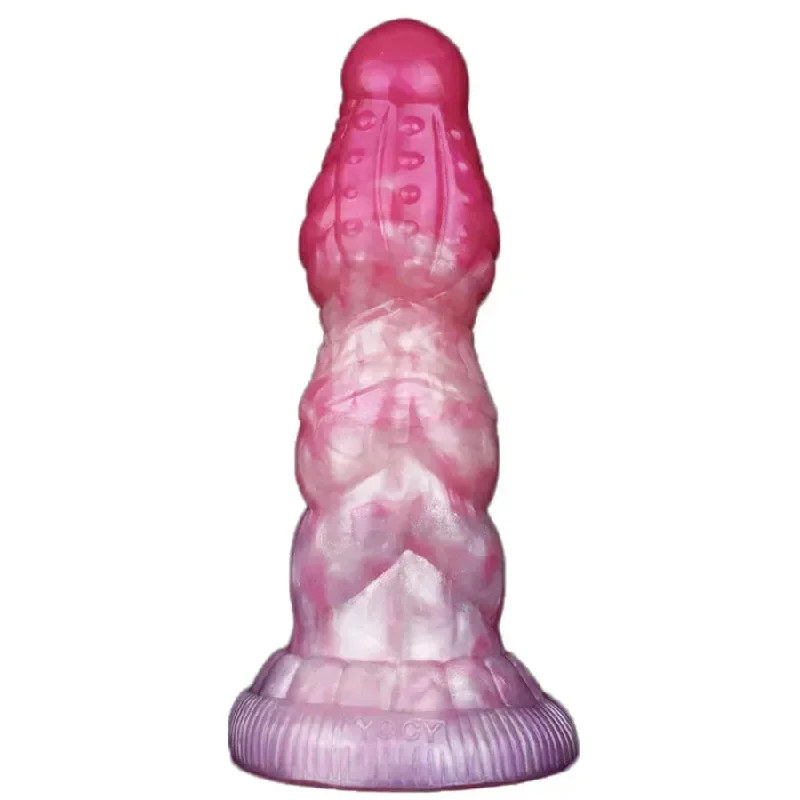 cut-out panties sexy-Dildo-pitched-8 Inches Silicone Fantasy Dildo