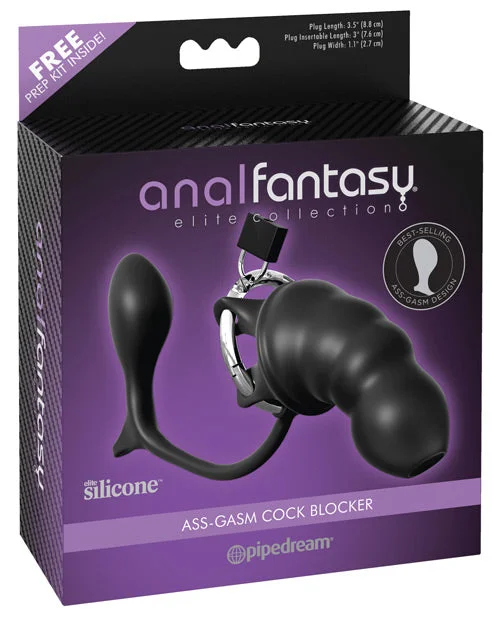 anal toys with knobby texture-Anal Fantasy Elite Collection Ass Gasm Cock Blocker