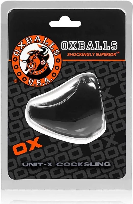 cock ring cozy finish-Oxballs ''Unit-X'' Cocksling -Black