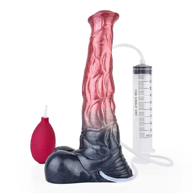 vegan satin bra-Dildo-fearful-11 Inches Squirting Suction Cup Horse Dildo for Women