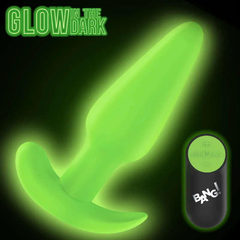 cock ring low grip-Glow-in-the-Dark Silicone Butt Plug