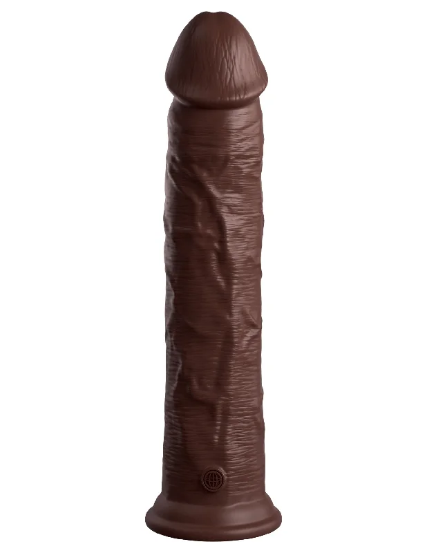 penis-sensitivity-boosting-guide-King Cock Elite 11 Inch Silicone Dual Density Cock - Brown