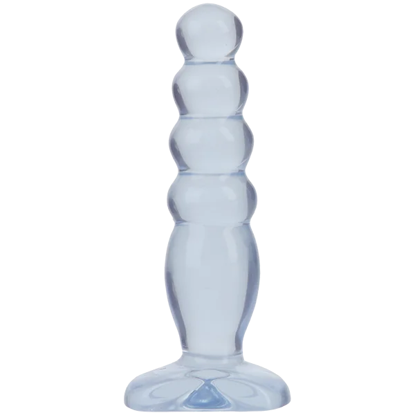 anal toys for low-key pleasure-Crystal Jellies 5.5" Anal Starter - Clear