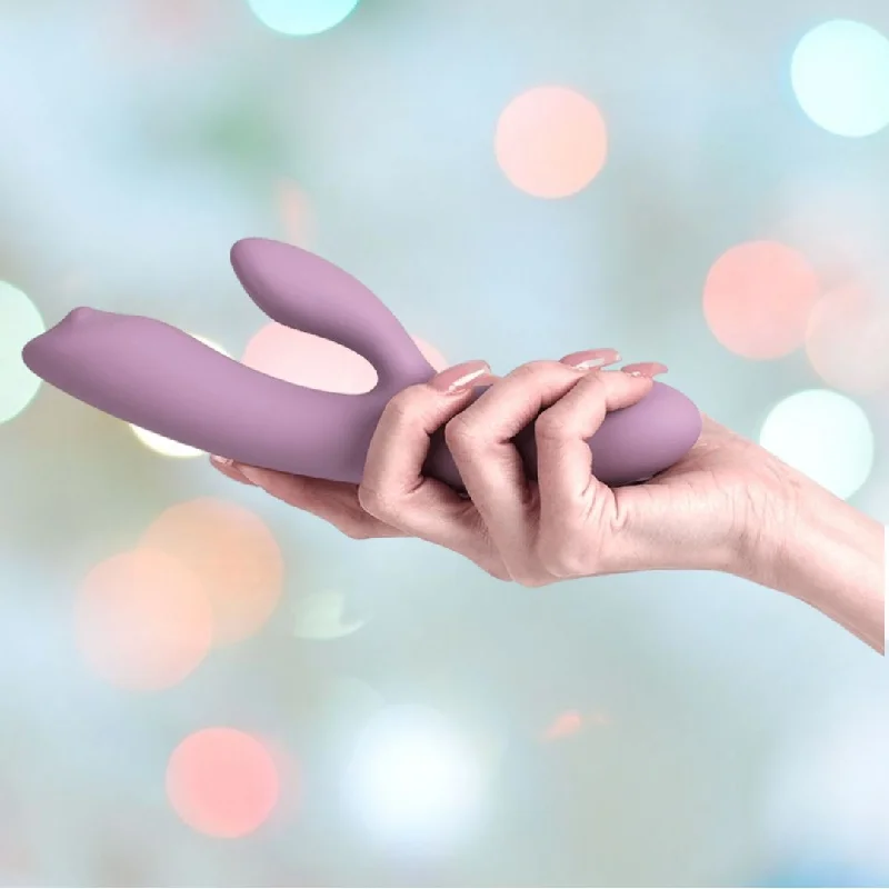 anal toys for easy bliss-Svakom Trysta Neo Rabbit Vibrator - Romantic Rose