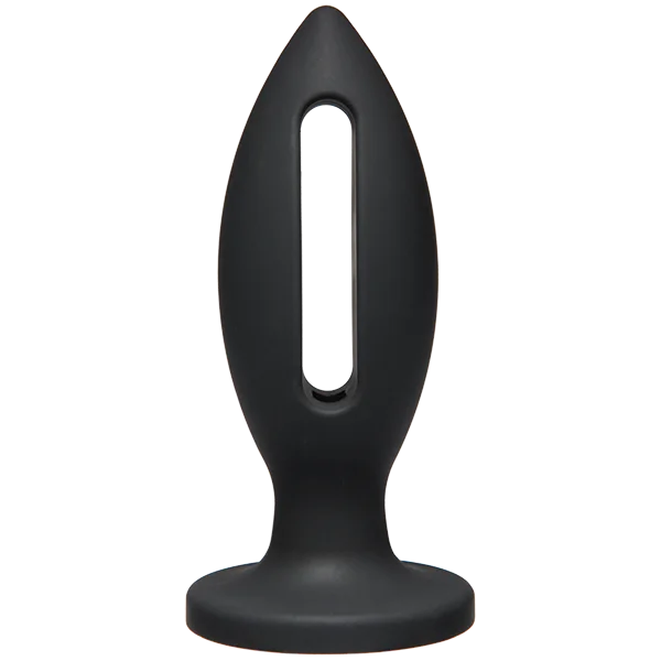 cock ring power fit-Kink Wet Works 5inch Silicone Lube Luge Plug - Black