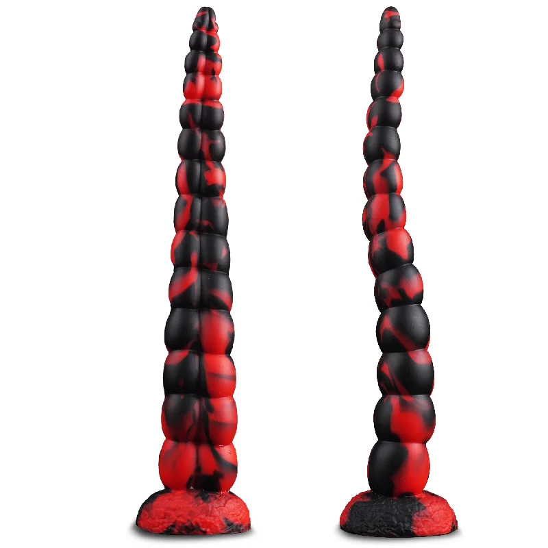 anal toys for next-day shipping-Kamanda 14.7“ Long Tentacle Dildo With Anal Beads-Laphwing