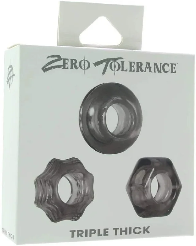 cock ring gentle style-Zero Tolerance ''Triple Thick'' C/Rings