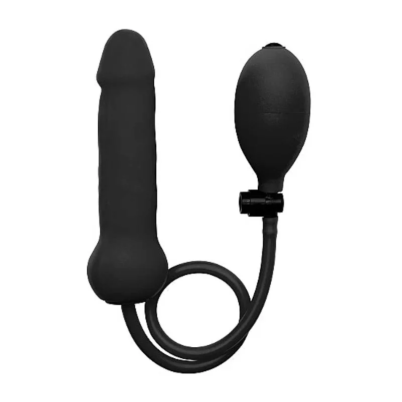 cock ring ultra finish-Ouch Inflatable Silicone Dong