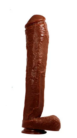 penis-enhancement-products-safe-Hard Steel 13-Inch Cock - Brown