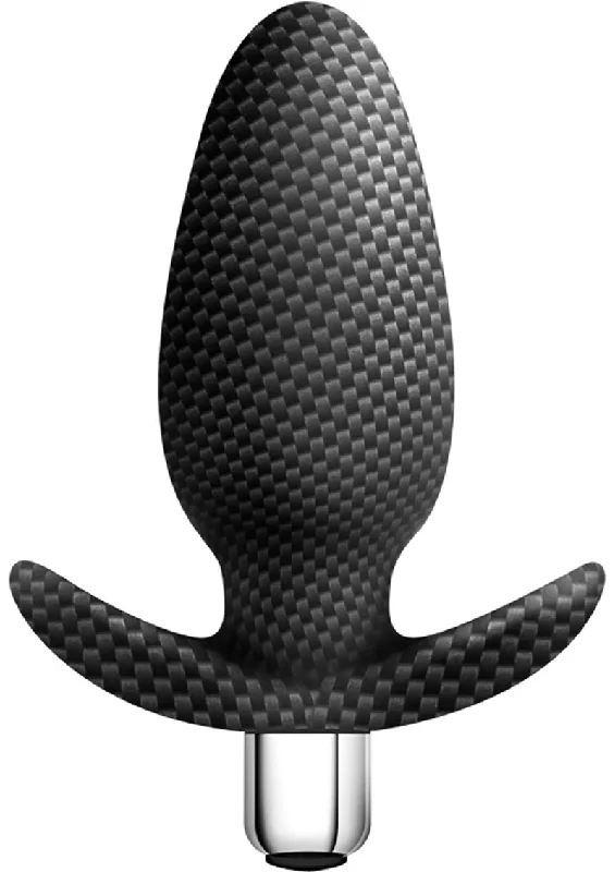 cock ring deep style-Spark Throttle Av-01 Silicone Butt Plug - Carbon Fiber