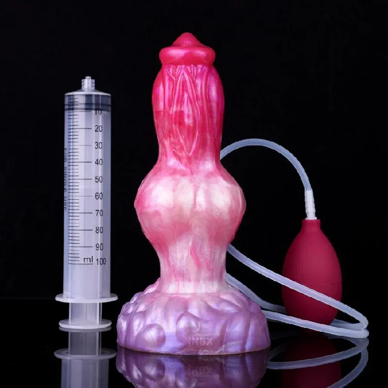 erotic mesh nightie-Dildo-shy-8.5 Inches Realistic Dog Dick Squirting Dildo for Sex