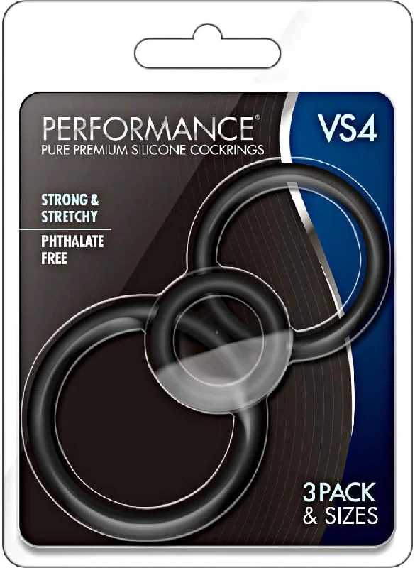 cock ring private style-Performance ''VS4'' Sil C/Rings -3Pack