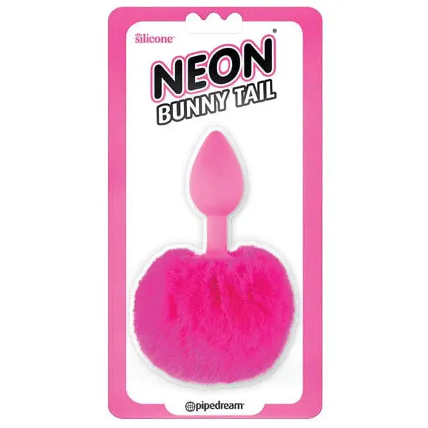 cock ring tight design-Neon Luv Touch Bunny Tail Silicone Butt Plug