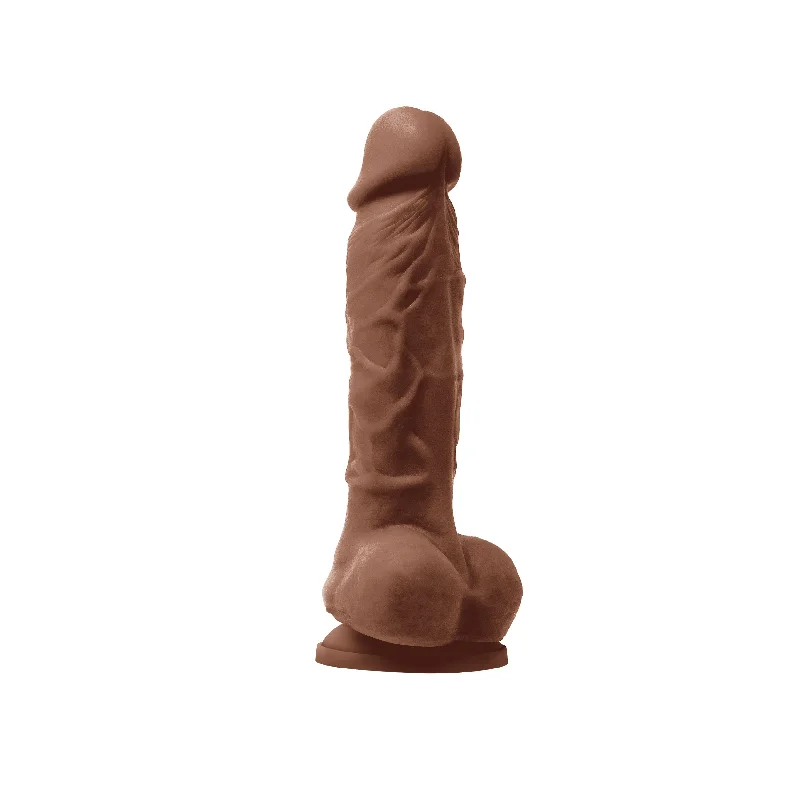 penis-health-food-recommendations-Colours - Pleasures - Vibrating - 5 Inch Dildo -  Brown