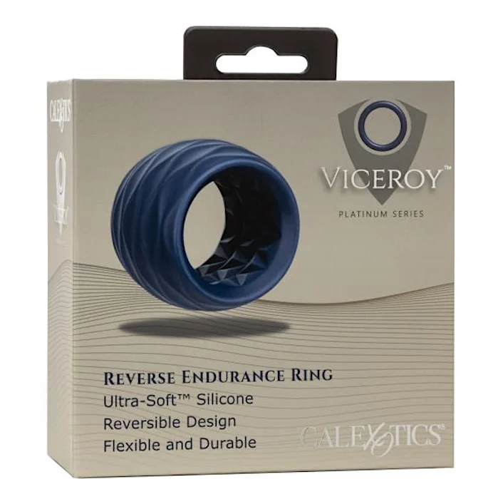 cock ring subtle design-Viceroy ''Reverse'' Endurance Ring -Blue