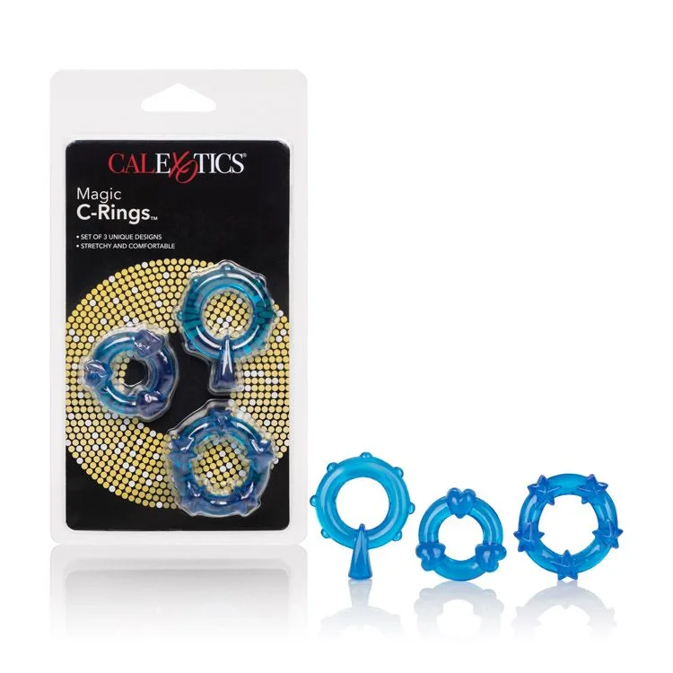 cock ring neat style-CalExotics Magic C-Rings