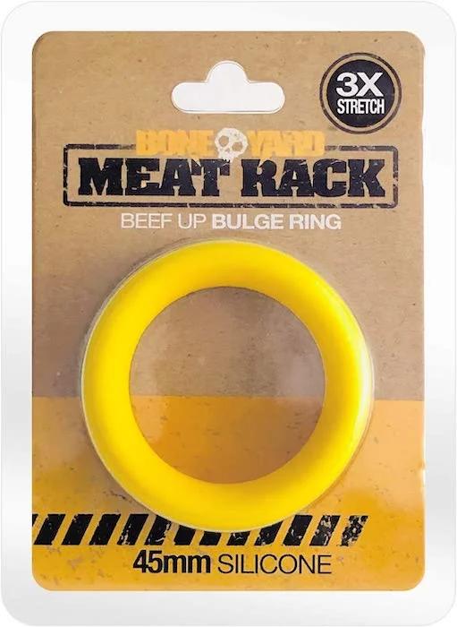 cock ring bold grip-Boneyard ''The Meat Rack'' C/Ring -Yel