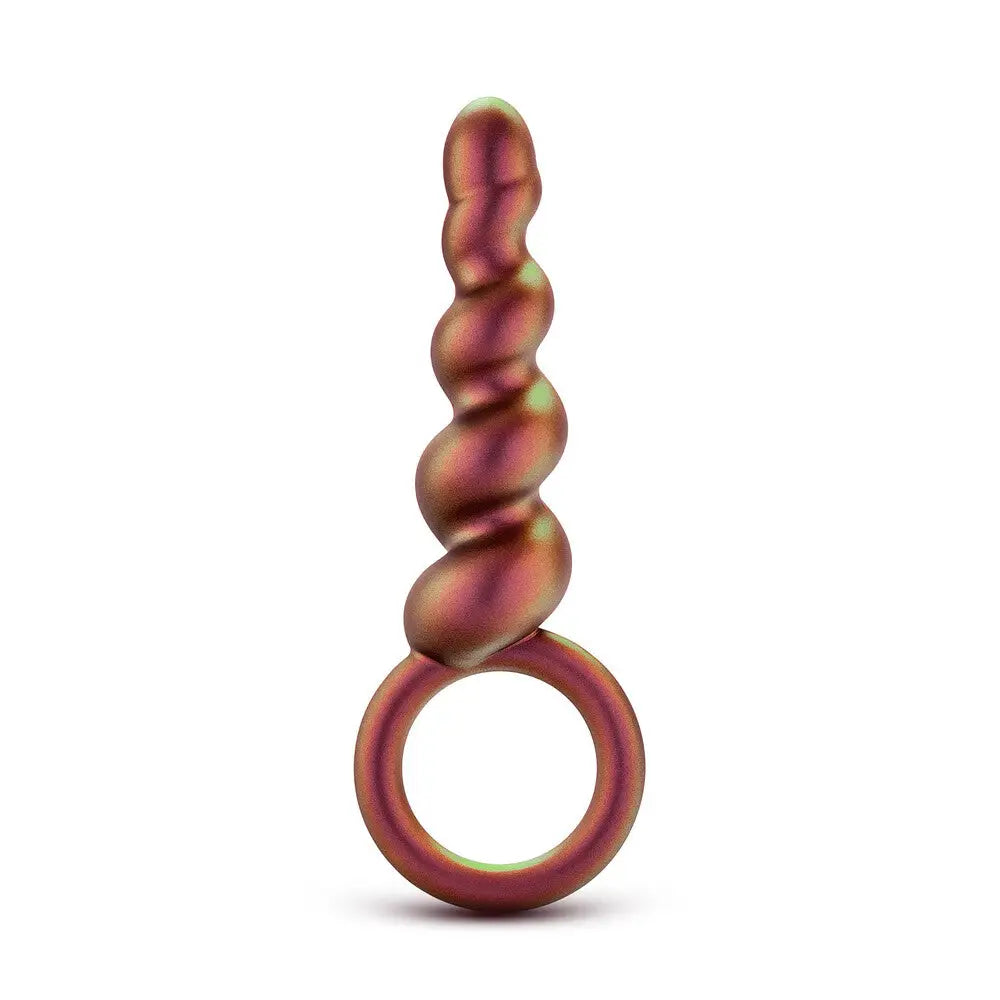 cock ring subtle grip-5.25-inch Blush Novelties Silicone Spiral Loop Butt Plug