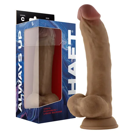 sexy monk outfit-Dildo-clicking-Shaft Model C 9.5 in. Dual Density Silicone Dildo with Balls & Suction Cup Oak