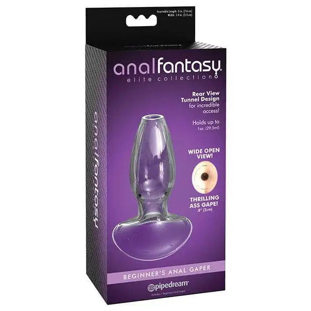 anal toys for bold thrills-Anal Fantasy Elite Clear Beginners Anal Glass Gaper