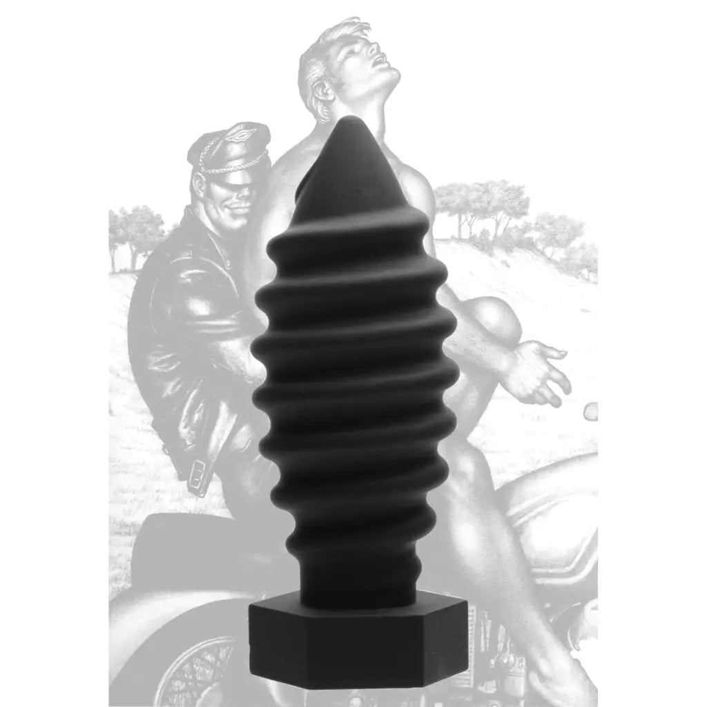 anal toys with dual motors-Tom Of Finland Screw U Silicone Anal Plug