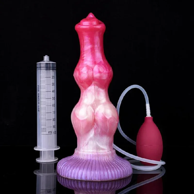 high-waisted mesh bra-Dildo-angry-10 Inches Silicone Ejaculating Dildo Sex Toy