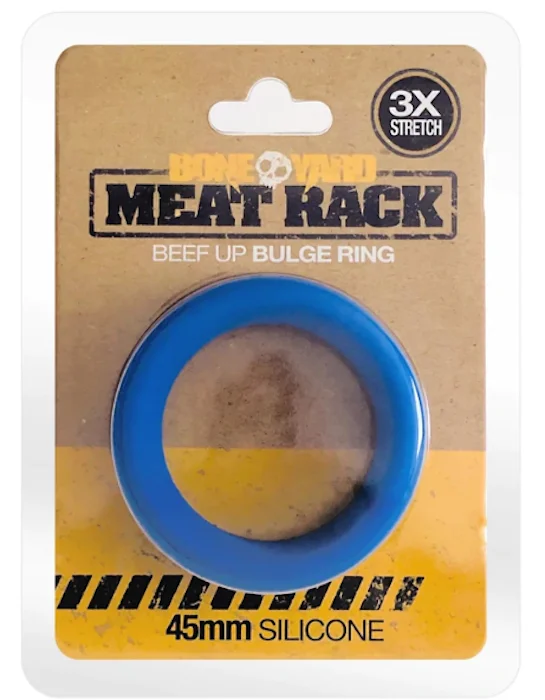 cock ring rapid grip-Boneyard ''The Meat Rack'' C/Ring -Blue