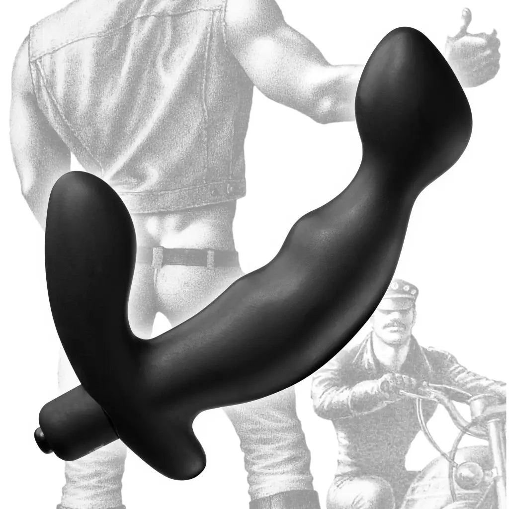 cock ring instant finish-Tom Of Finland Silicone P-spot Vibe