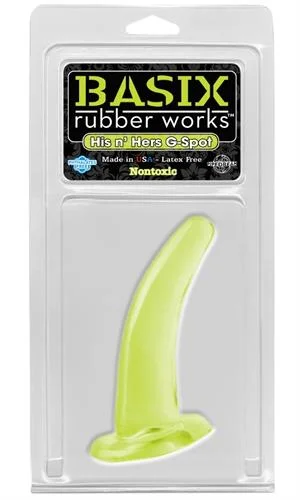 penis-erection-diet-tips-Basix Rubber Works His and Hers G-Spot - - Glow in the Dark