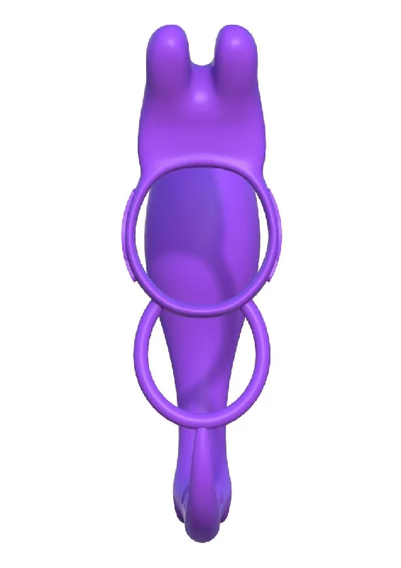 cock ring neat style-Fantasy C-Ringz Ass-Gasm Silicone Vibrating Rabbit and Cock Ring