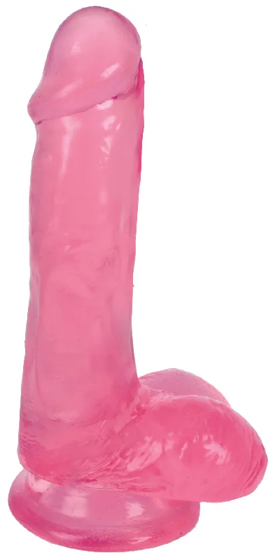 penis-care-for-long-days-Lollicock 6 Inch Slim Stick With Balls - Cherry Ice