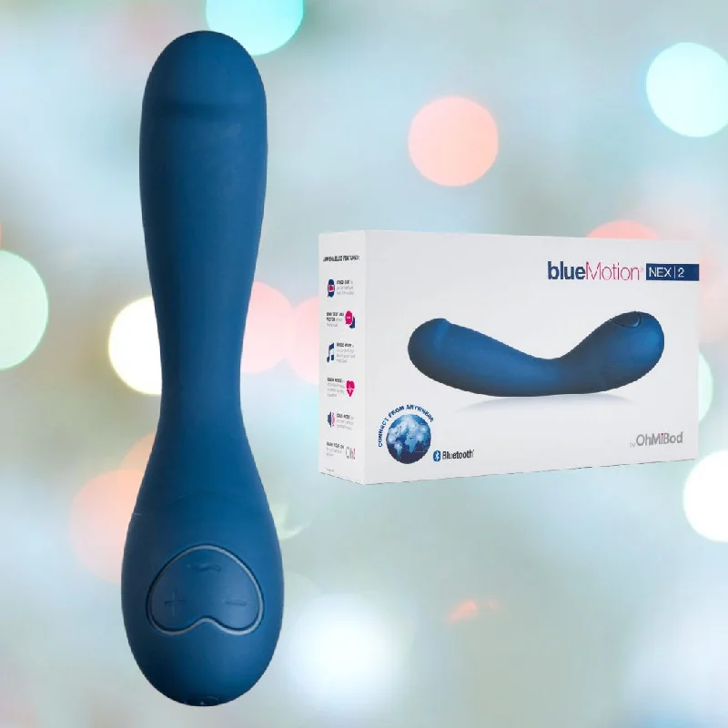 anal toys with faint hum-OhMiBod NEX2 BlueMotion G-Spot Vibrator - 2nd Gen