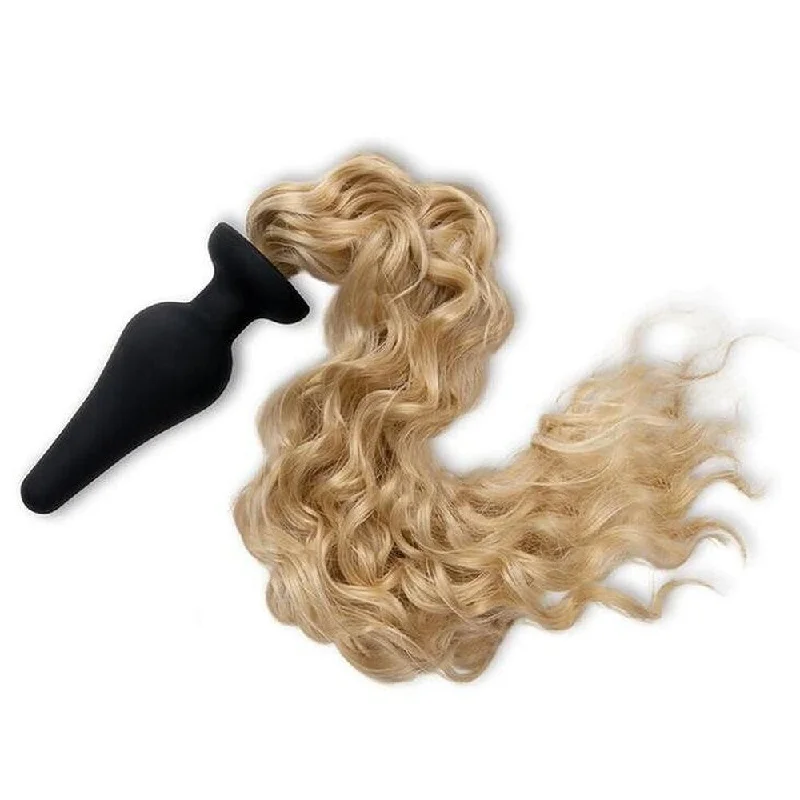 cock ring strong grip-Furry Tales Silicone Pony Tail Butt Plug