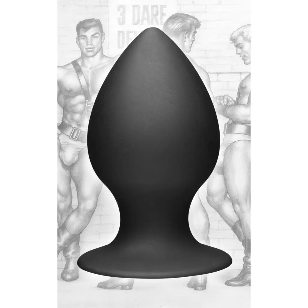 anal toys for calm play-Tom Of Finland XL Silicone Anal Plug