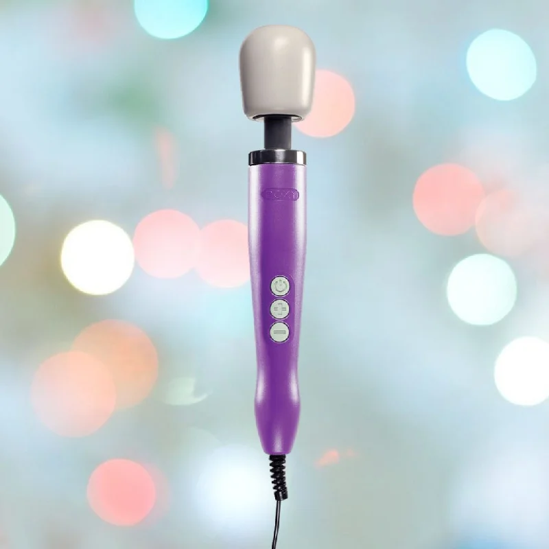 anal toys with sliding beads-Doxy Original Wand Massager - Purple