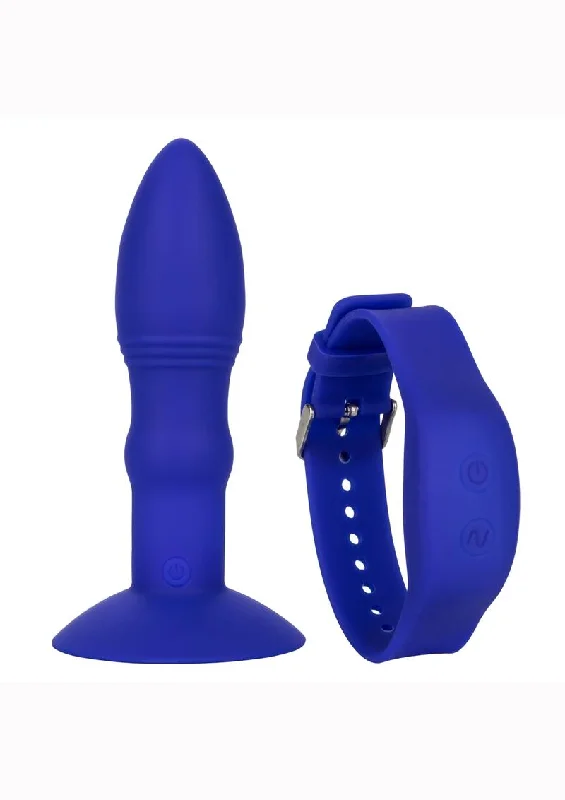 cock ring bold style-Eclipse Wristband Remote Control Silicone Rechargeable Rimming Probe