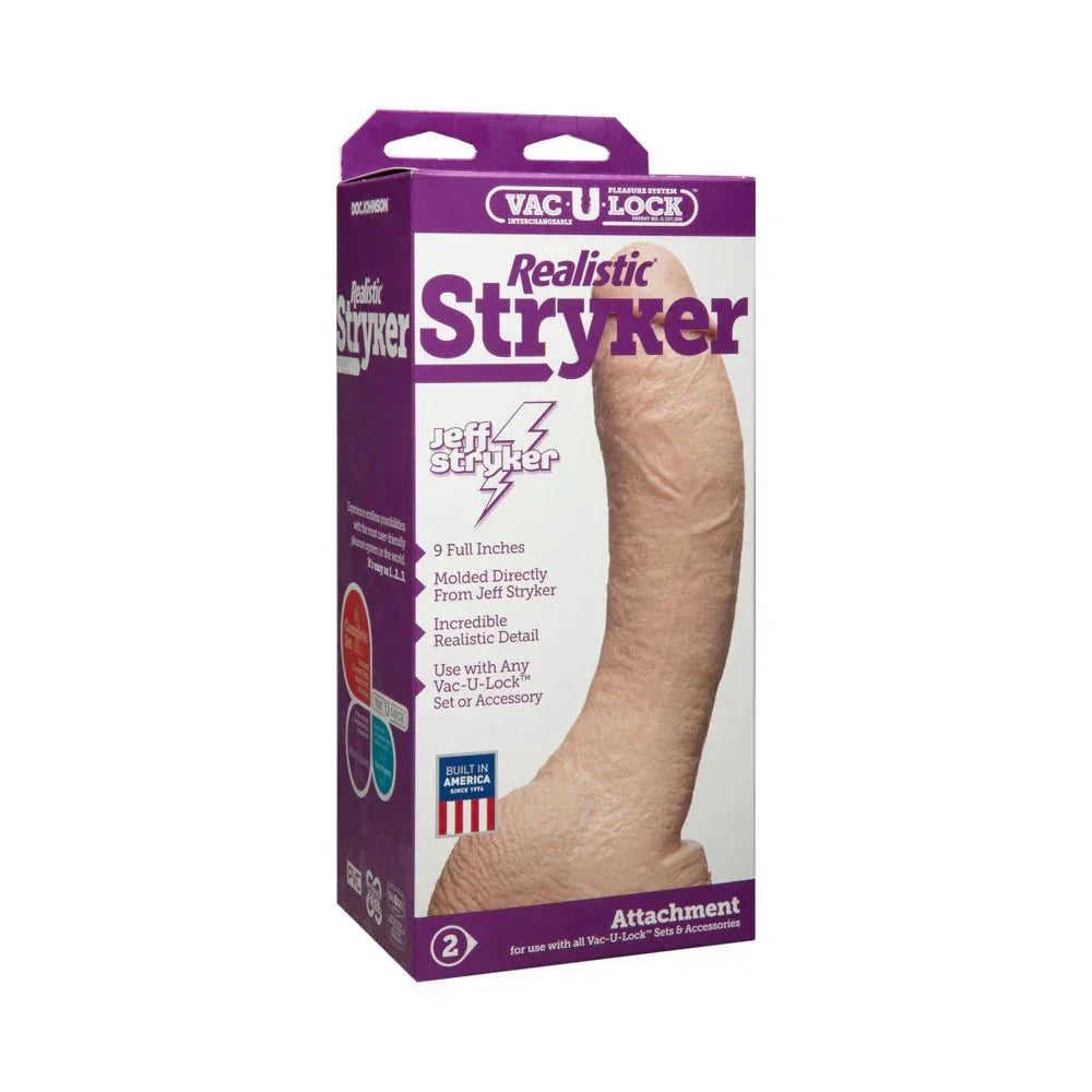 anal toys for icy vibes-Vac-U-Lock - Realistic Stryker White