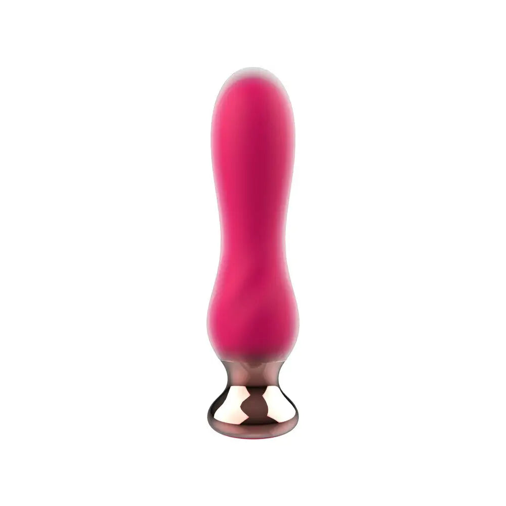 cock ring muted style-Toyjoy Silicone Pink Remote Controlled Rechargeable Butt Plug